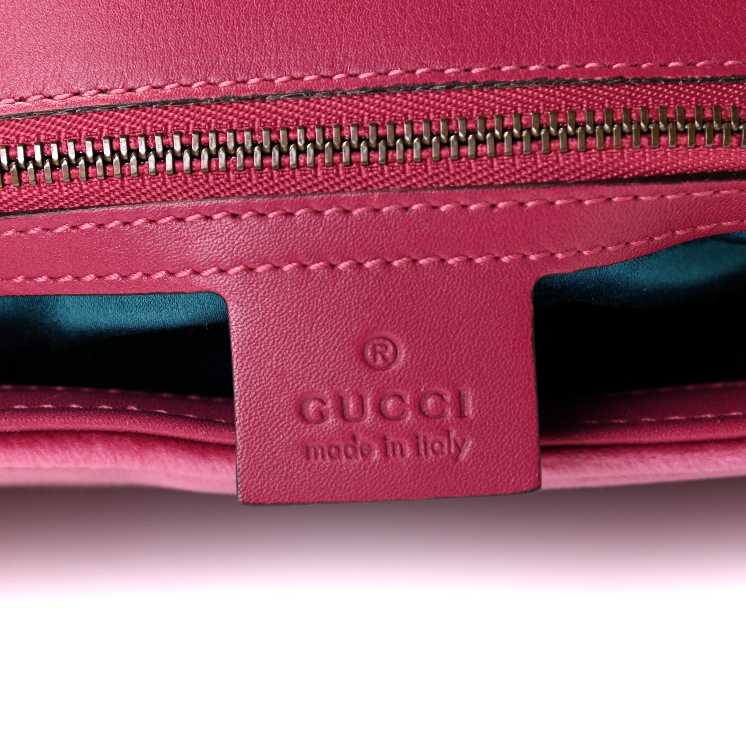 Gucci Velvet Matelasse Small GG Marmont Shoulder Bag Light Raspberry Rose 6 of 8