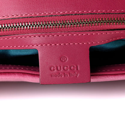 Gucci Velvet Matelasse Small GG Marmont Shoulder Bag Light Raspberry Rose 6 of 8
