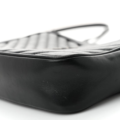 Saint Laurent Calfskin Matelasse Monogram Lou Camera Bag Black 10 of 12