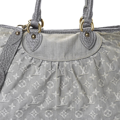 Louis Vuitton Denim Neo Cabby MM Grey 7 of 9