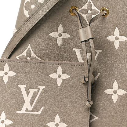 Louis Vuitton Empreinte Monogram Giant Neonoe MM Tourterelle Creme 8 of 10