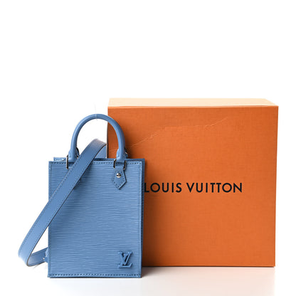 Louis Vuitton Epi Petit Sac Plat Bleuet 11 of 11