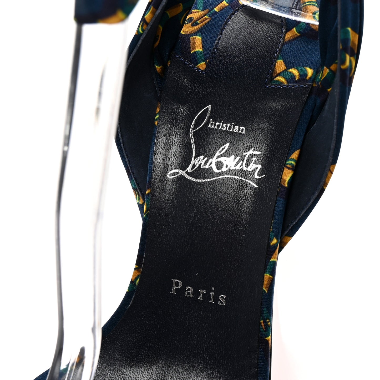 Crepe Satin Naja Chain 100 Sandal 41 Obscure