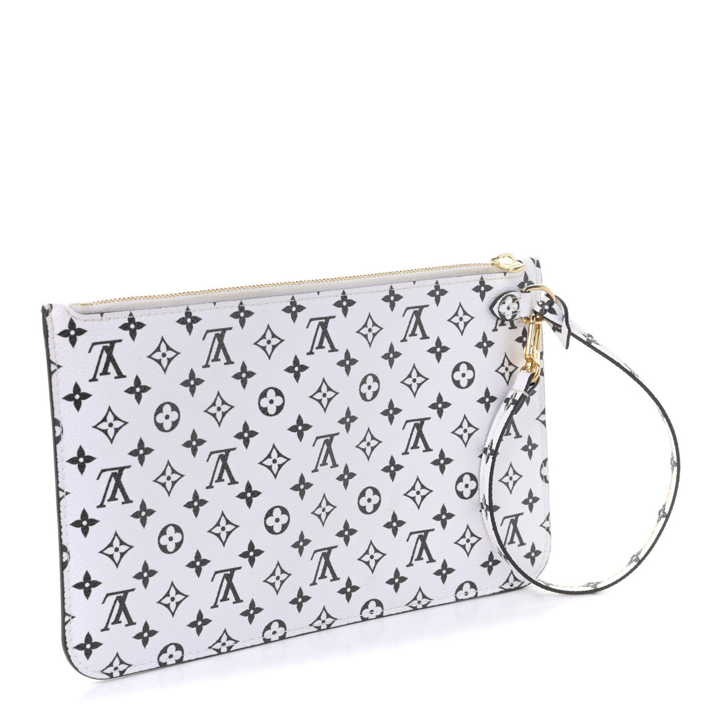 Monogram Giant Neverfull MM GM Pochette White