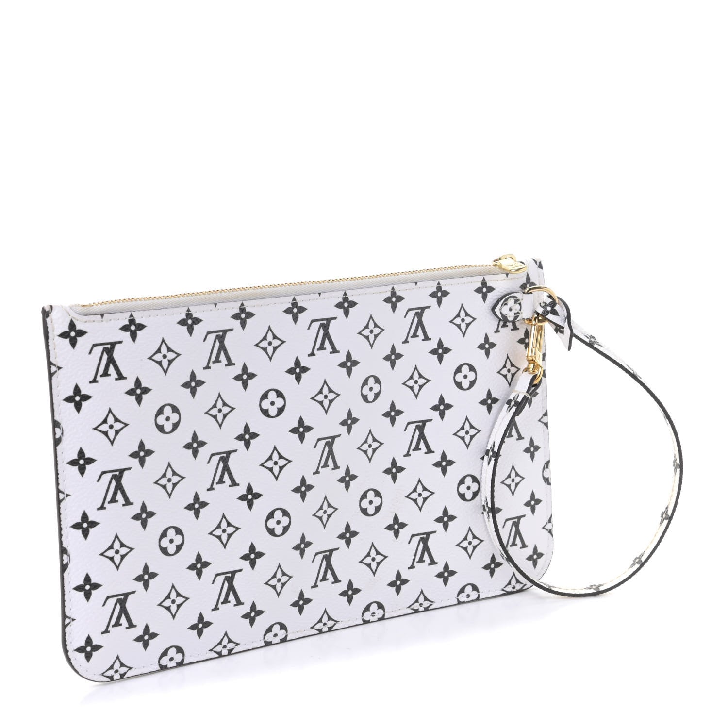 Louis Vuitton Monogram Giant Neverfull MM GM Pochette White 2 of 4