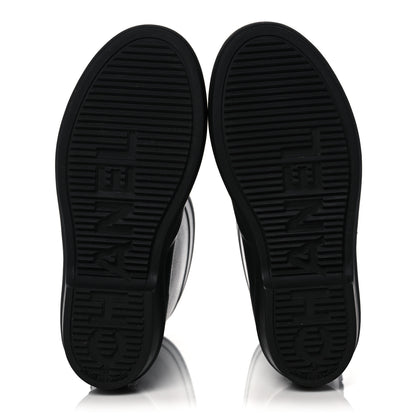 Chanel Rubber Logo Short Rain Boots 37 Black Silver 5 of 12