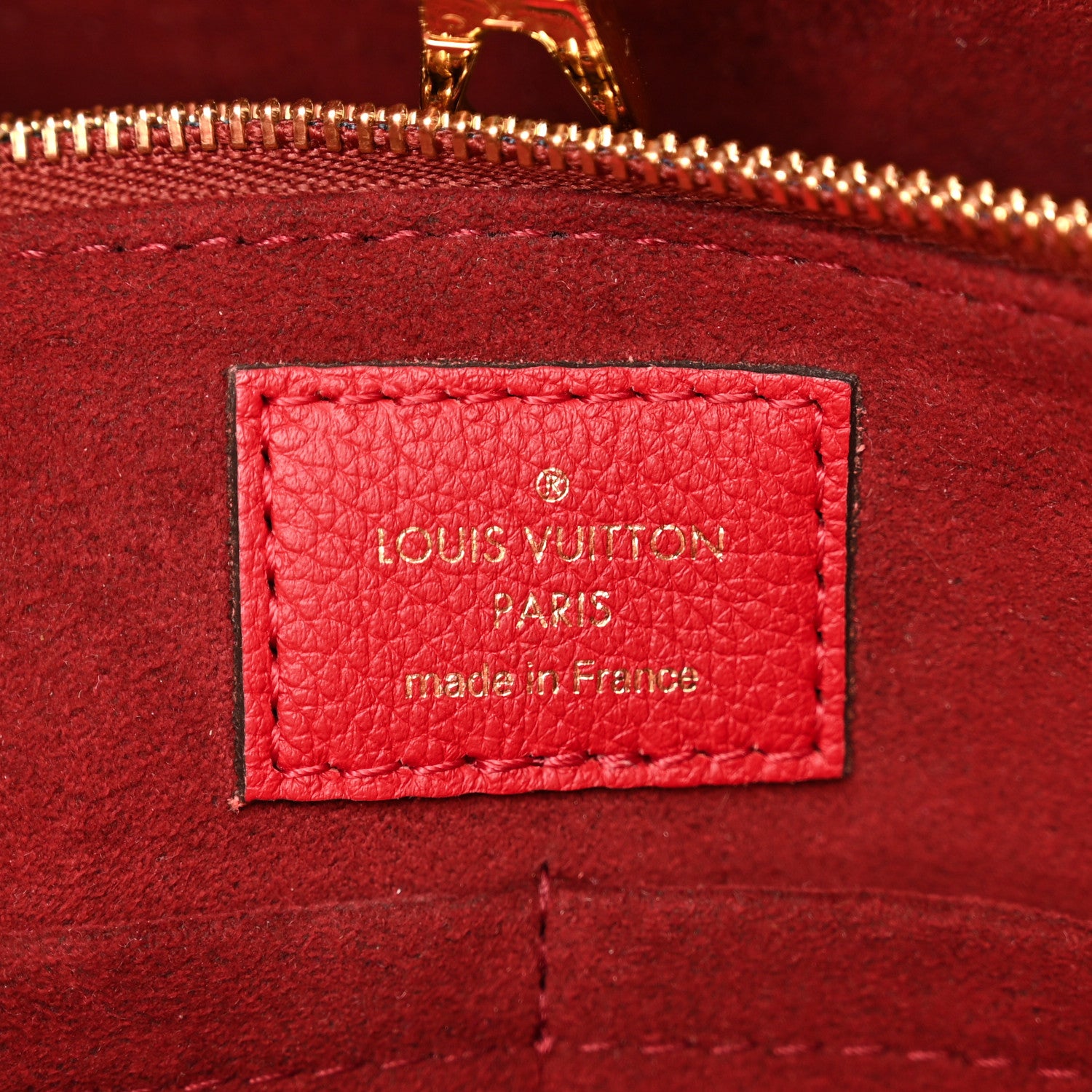 Louis Vuitton LOUIS VUITTON Calfskin Monogram Kimono Tote PM Cherry 7 of 14