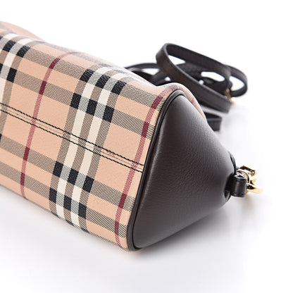 Burberry Haymarket Check Mini Blaze Crossbody Bag Chocolate 10 of 12