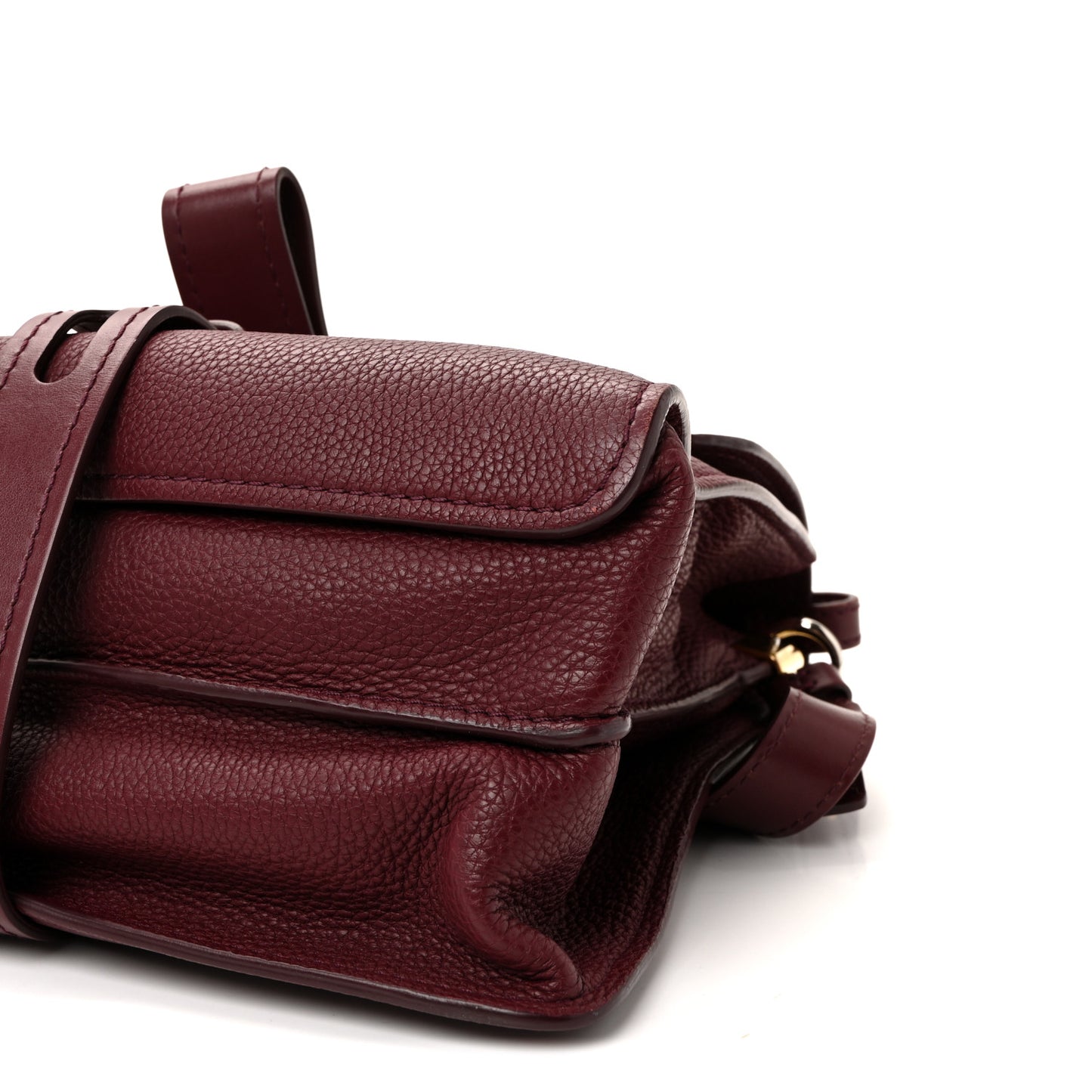 Grained Calfskin Medium Aby Day Shoulder Bag Red
