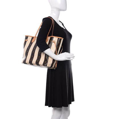 Louis Vuitton Monogram Rayures Neverfull MM 2 of 16