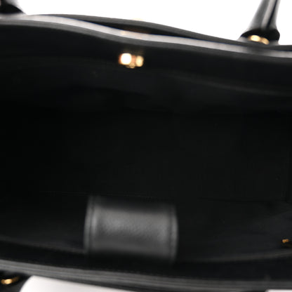 Chanel Calfskin Cerf Executive Shopper Tote Black 6 of 12