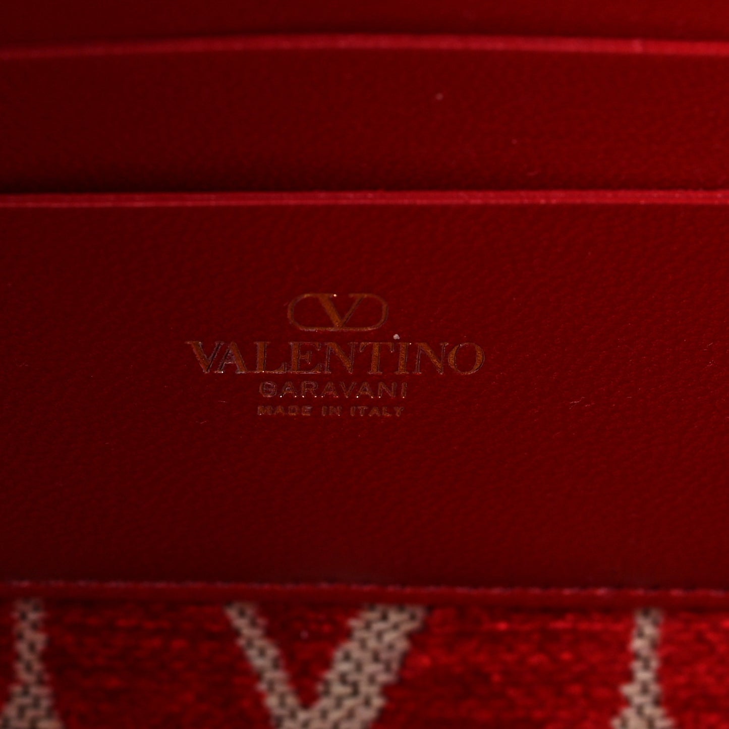 Toile Iconographe Goatskin Mini Le Troisieme Shopping Bag Naturale Rosso Valentino