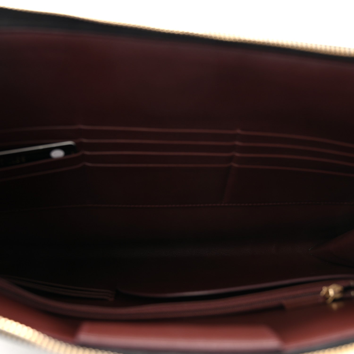 Chanel Aged Calfskin Quilted 2.55 Reissue Pouch With Handle Black 5 of 7
