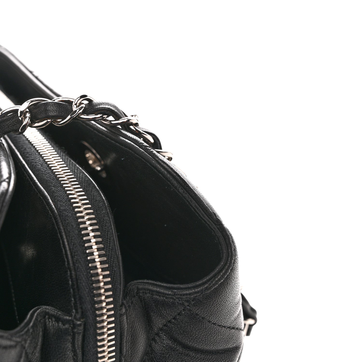 Chanel Lambskin Quilted Chic and Soft Shopping Tote Black 13 of 13