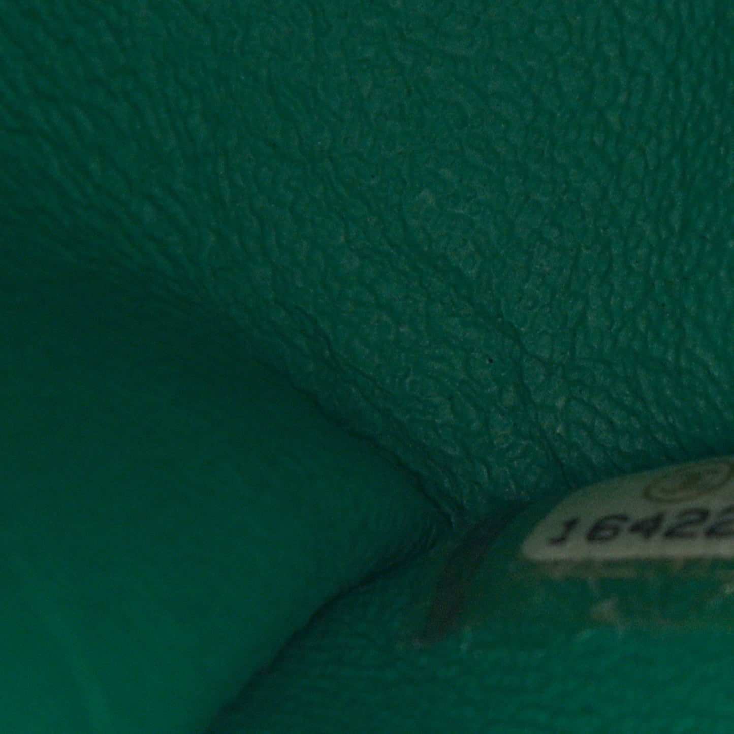 Lambskin Quilted Jumbo Double Flap Green