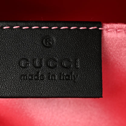 Gucci Velvet Matelasse GG Marmont Dome Backpack Black 6 of 10