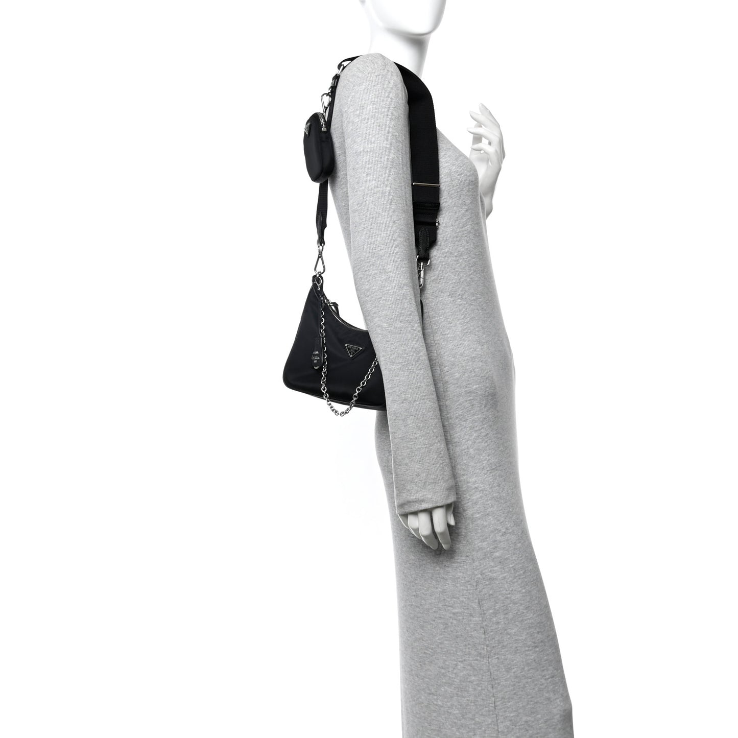 Nylon Re-Edition 2005 Shoulder Bag Black