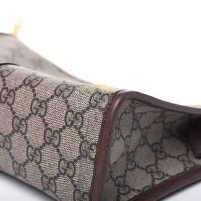 Gucci GG Supreme Monogram Web Toiletry Case Brown 10 of 12