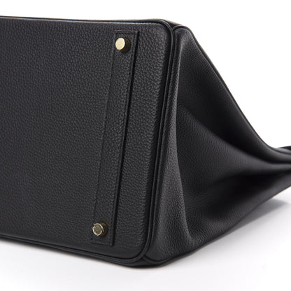 Hermes Togo Birkin 40 Black 7 of 11
