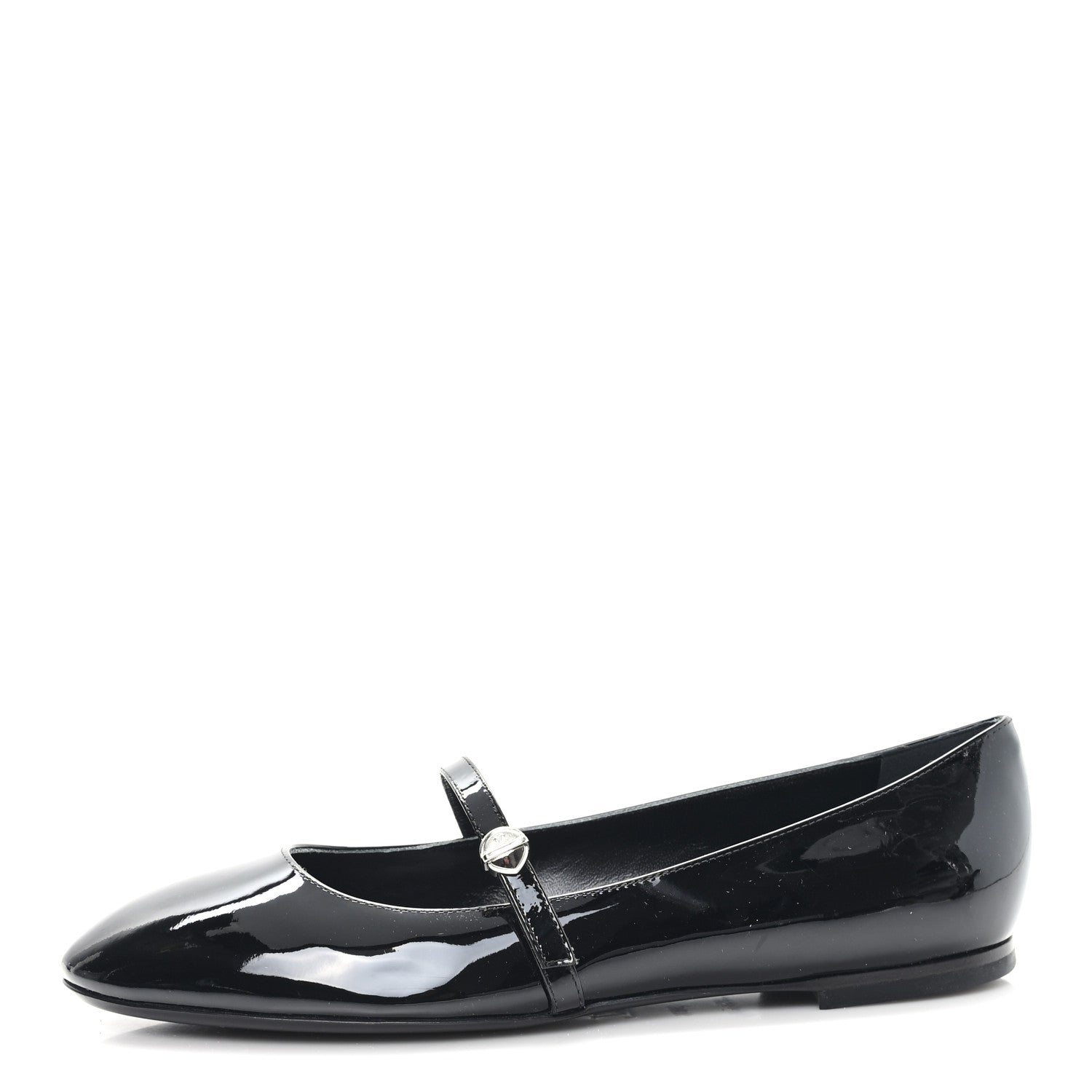 Louis Vuitton Patent Uniformes Ballerina Flat 38.5 Black 1 of 10