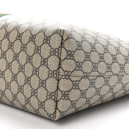 Gucci X BALENCIAGA BB Supreme Monogram Web Medium Ophidia Shopping Tote Beige New Acero 10 of 10