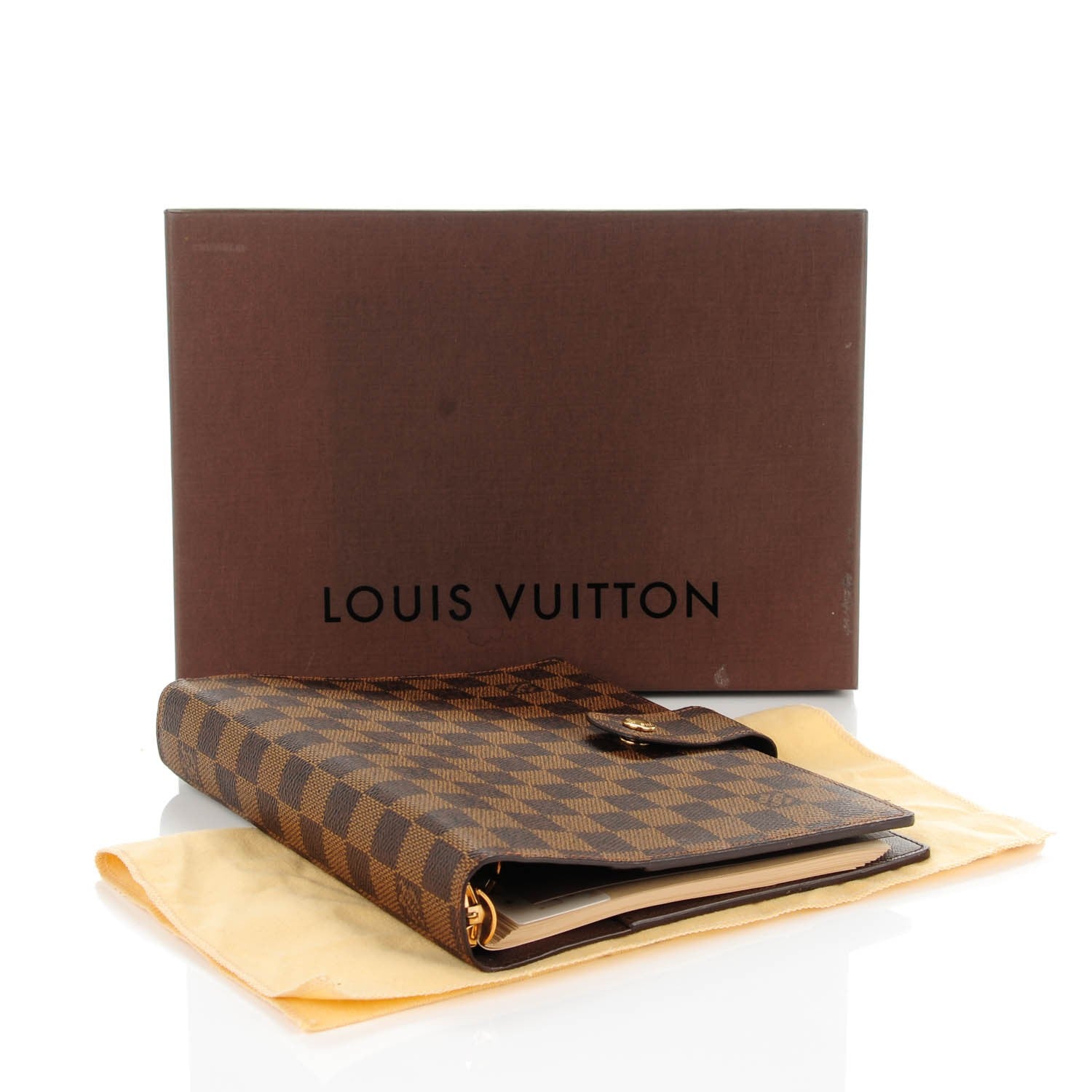 Louis Vuitton Damier Ebene Large Ring Agenda Cover 4 of 8