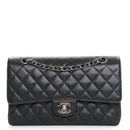 Chanel Caviar Quilted Medium Double Flap Black 1 of 9
