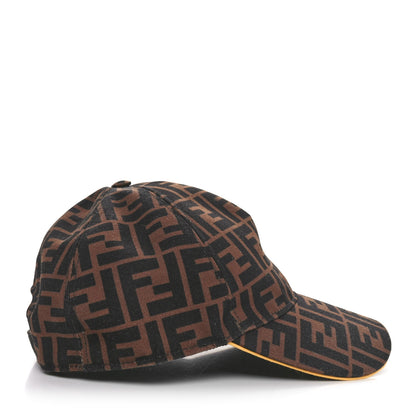 Fendi Canvas FF Reloaded Baseball Hat Tobacco Yellow 5 of 8