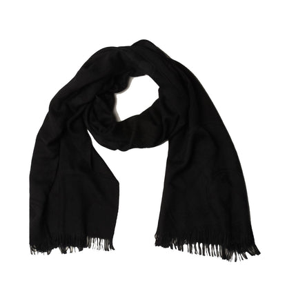 Hermes Cashmere Silk New Libris Stole Black 1 of 5