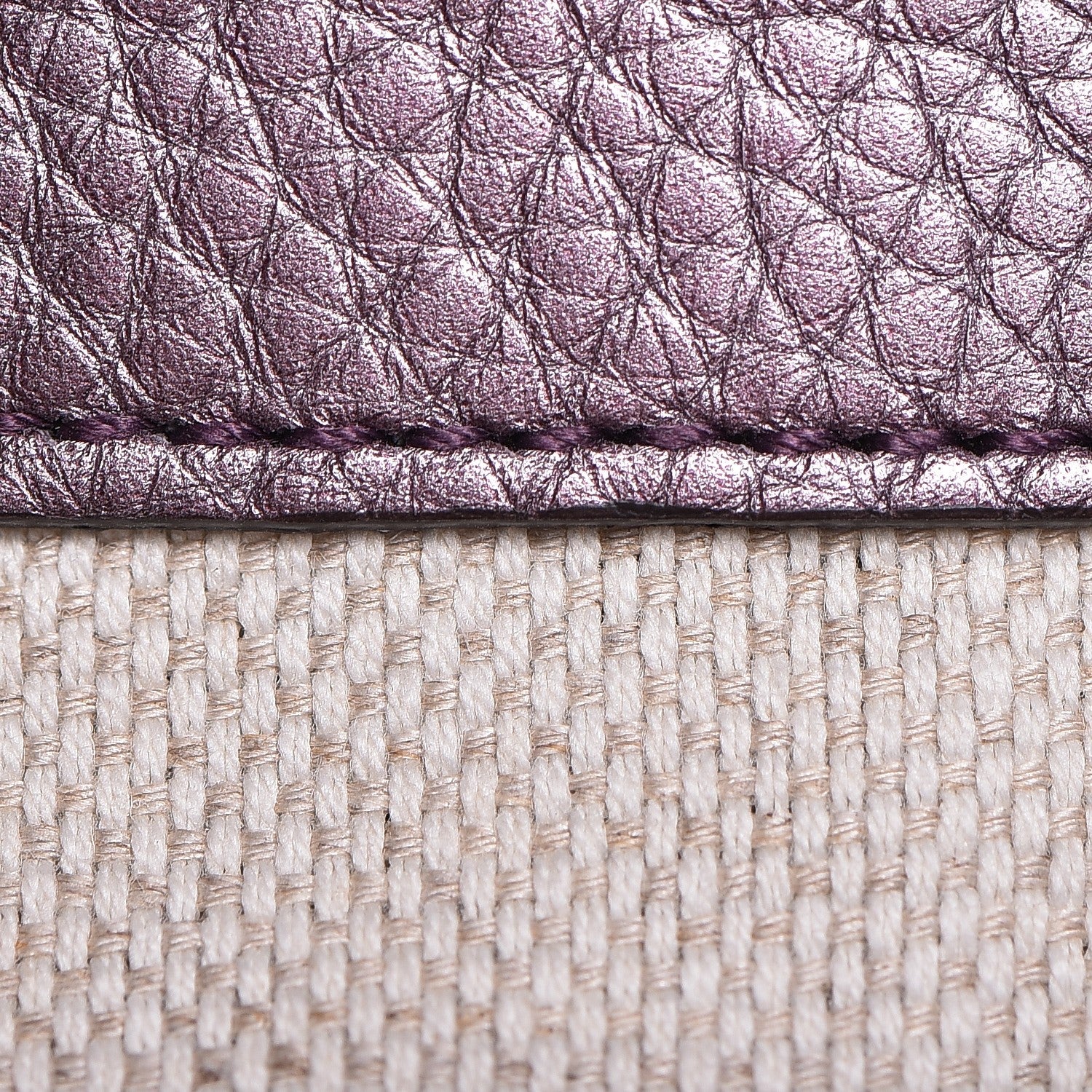 Gucci Metallic Pebbled Calfskin Small Soho Shoulder Bag Purple 12 of 21
