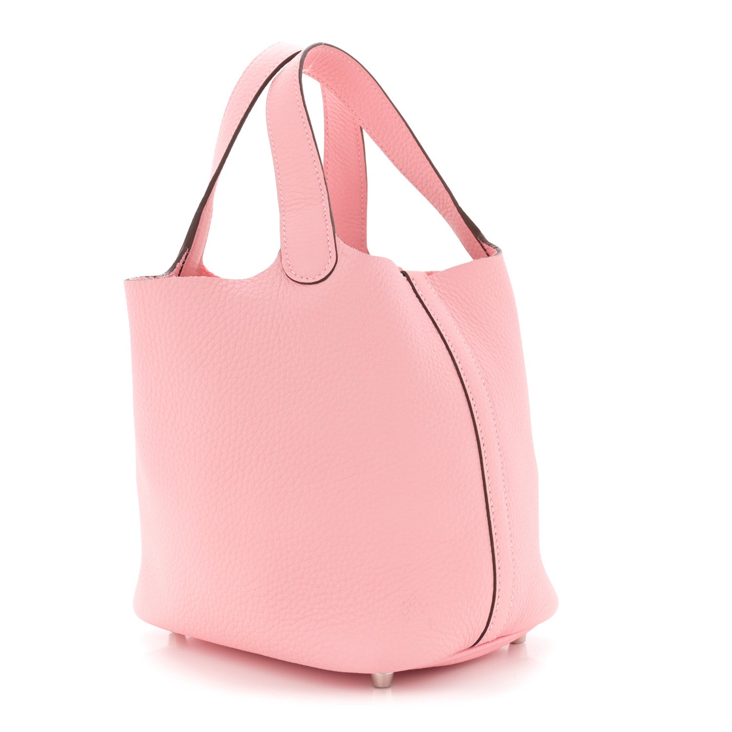 Hermes Taurillon Clemence Picotin Lock 18 Rose Sakura 3 of 10