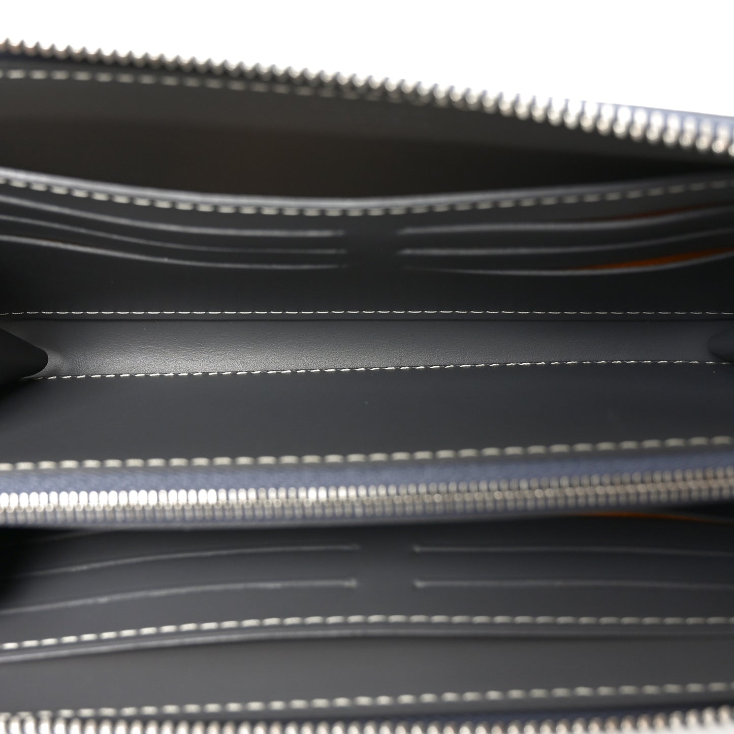 Goyardine Matignon Zip Around GM Wallet Grey
