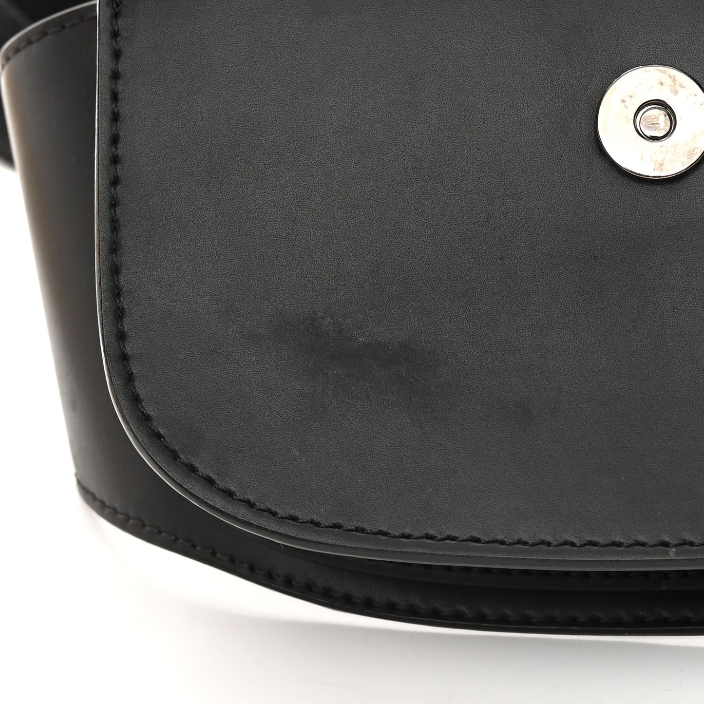 Calfskin Supervee Belt Bag Black