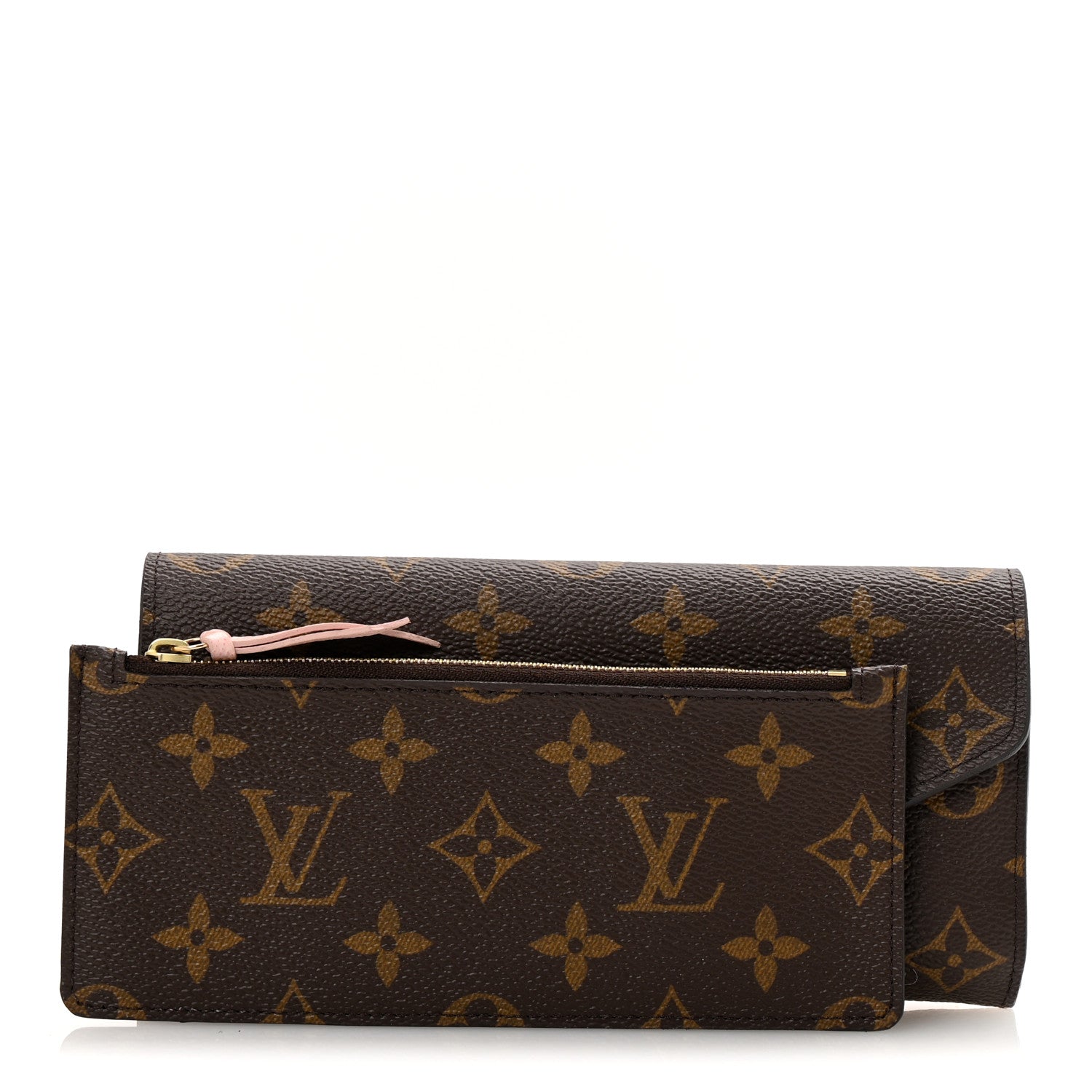 Louis Vuitton Monogram Josephine Wallet Rose Ballerine 3 of 11