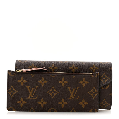 Louis Vuitton Monogram Josephine Wallet Rose Ballerine 3 of 11