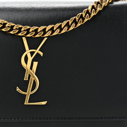 Saint Laurent Calfskin Medium Monogram Sunset Black 9 of 17