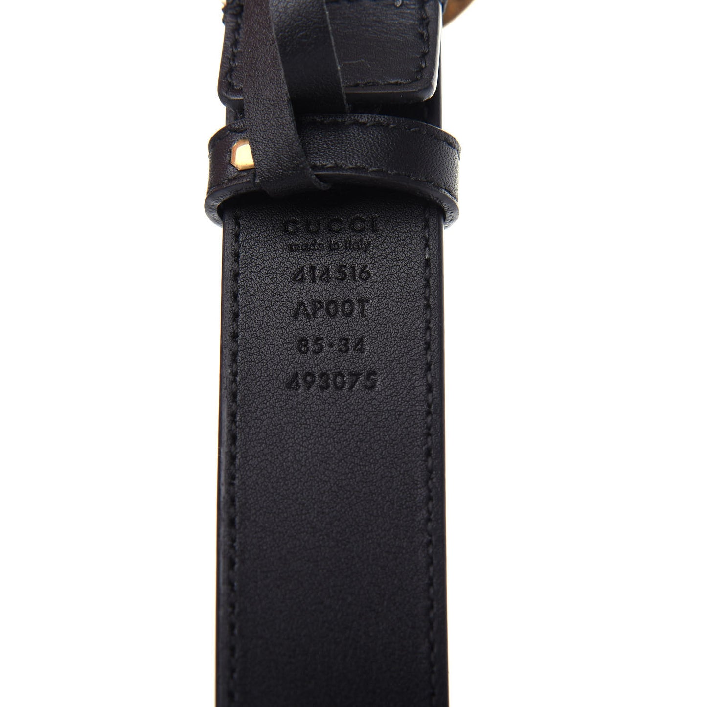 Calfskin Double G 30mm Belt 85 34 Black