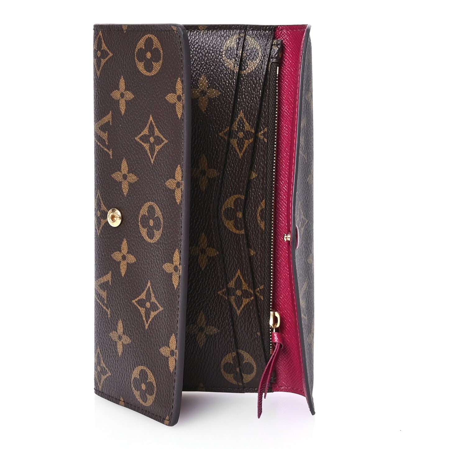 Monogram Josephine Wallet Fuchsia
