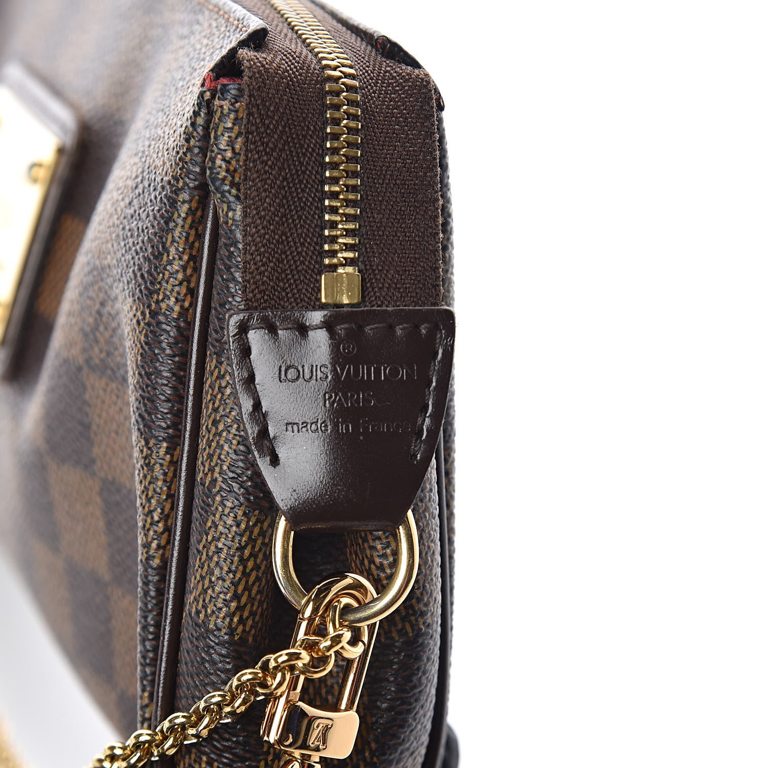 Louis Vuitton Damier Ebene Eva Clutch 8 of 11