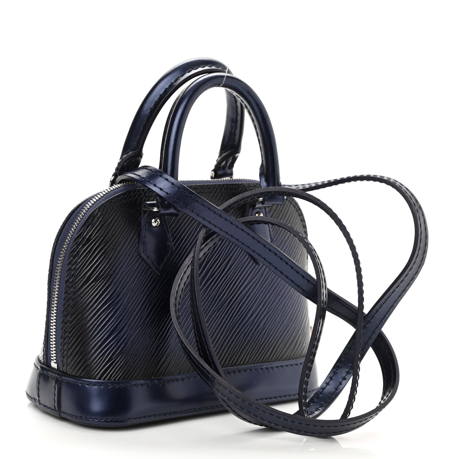Louis Vuitton Epi Sequins Flame Alma Nano Blue Nuit 3 of 8