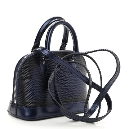 Louis Vuitton Epi Sequins Flame Alma Nano Blue Nuit 3 of 8
