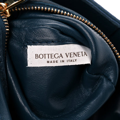 Bottega Veneta Grained Calfskin Maxi Intrecciato Cassette Crossbody Bag Deep Blue 8 of 12