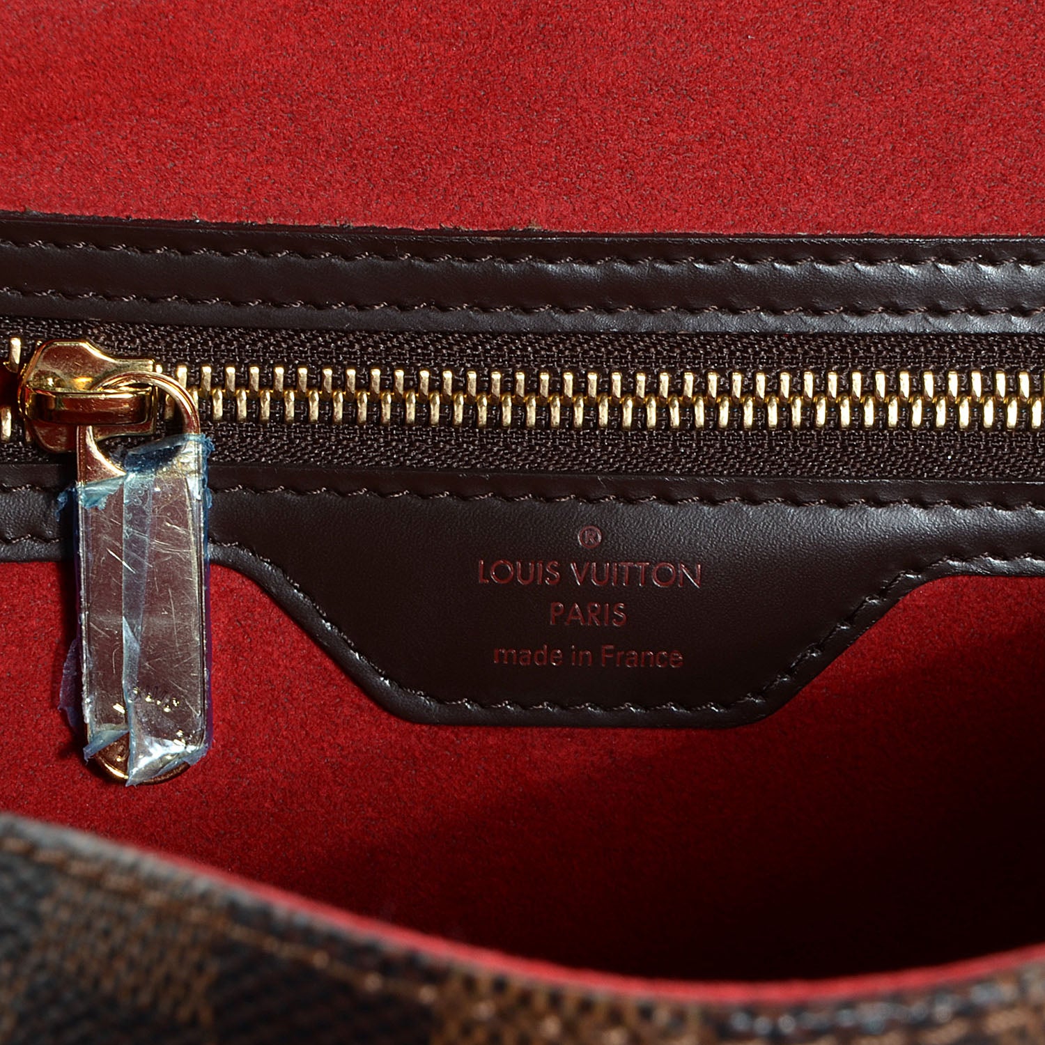 Louis Vuitton Damier Ebene Bergamo MM 6 of 7