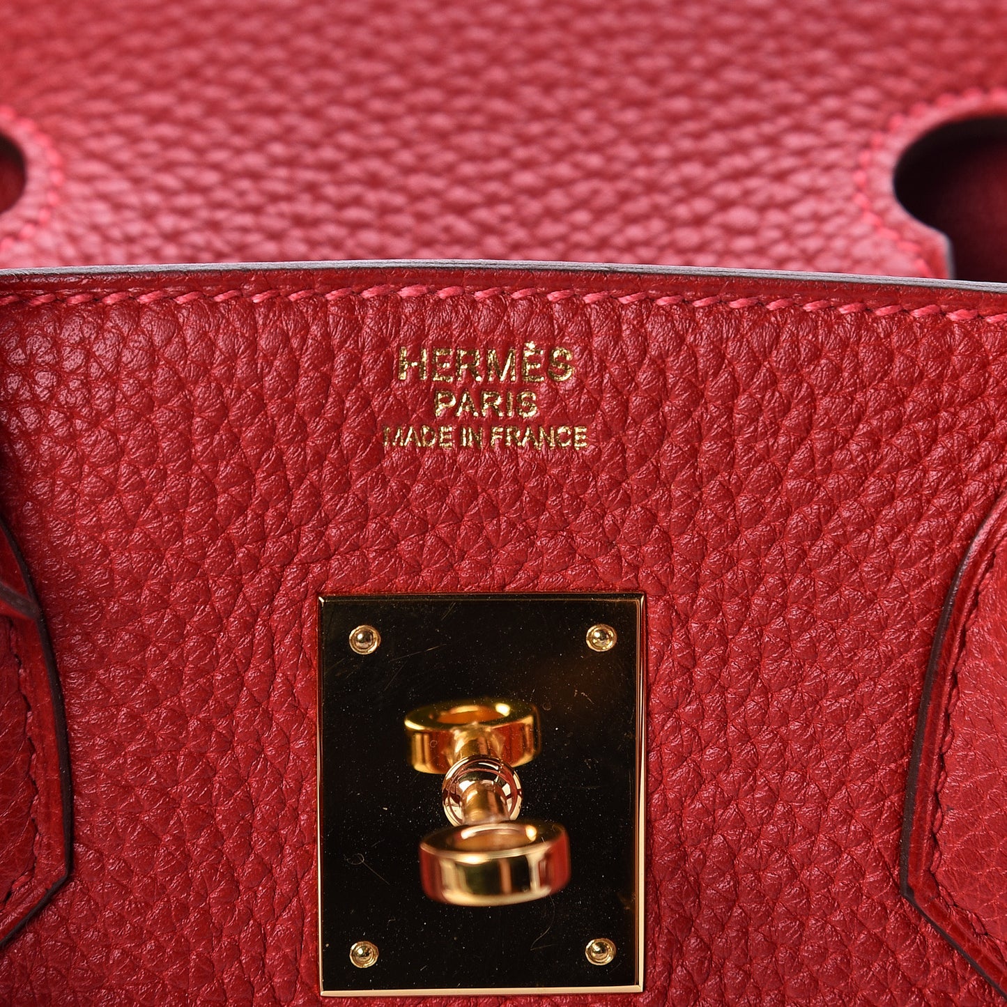Togo Birkin 30 Rouge Casaque