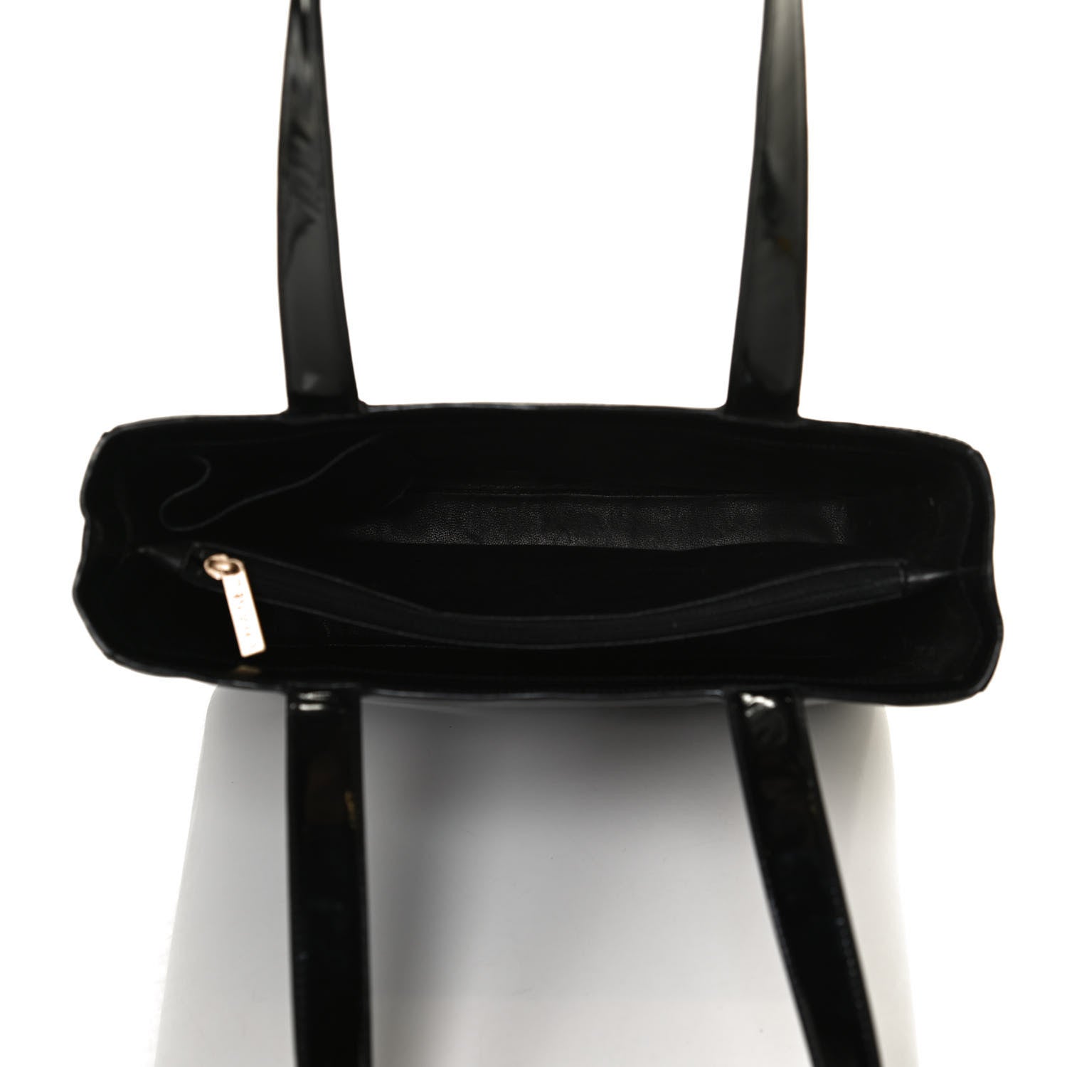 Chanel Patent Tote Black 5 of 16