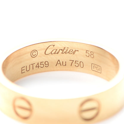 Cartier 18K Yellow Gold 5.5mm LOVE Ring 58 8.25 4 of 6