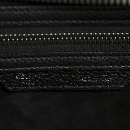 Celine Drummed Calfskin Micro Luggage Black 6 of 14