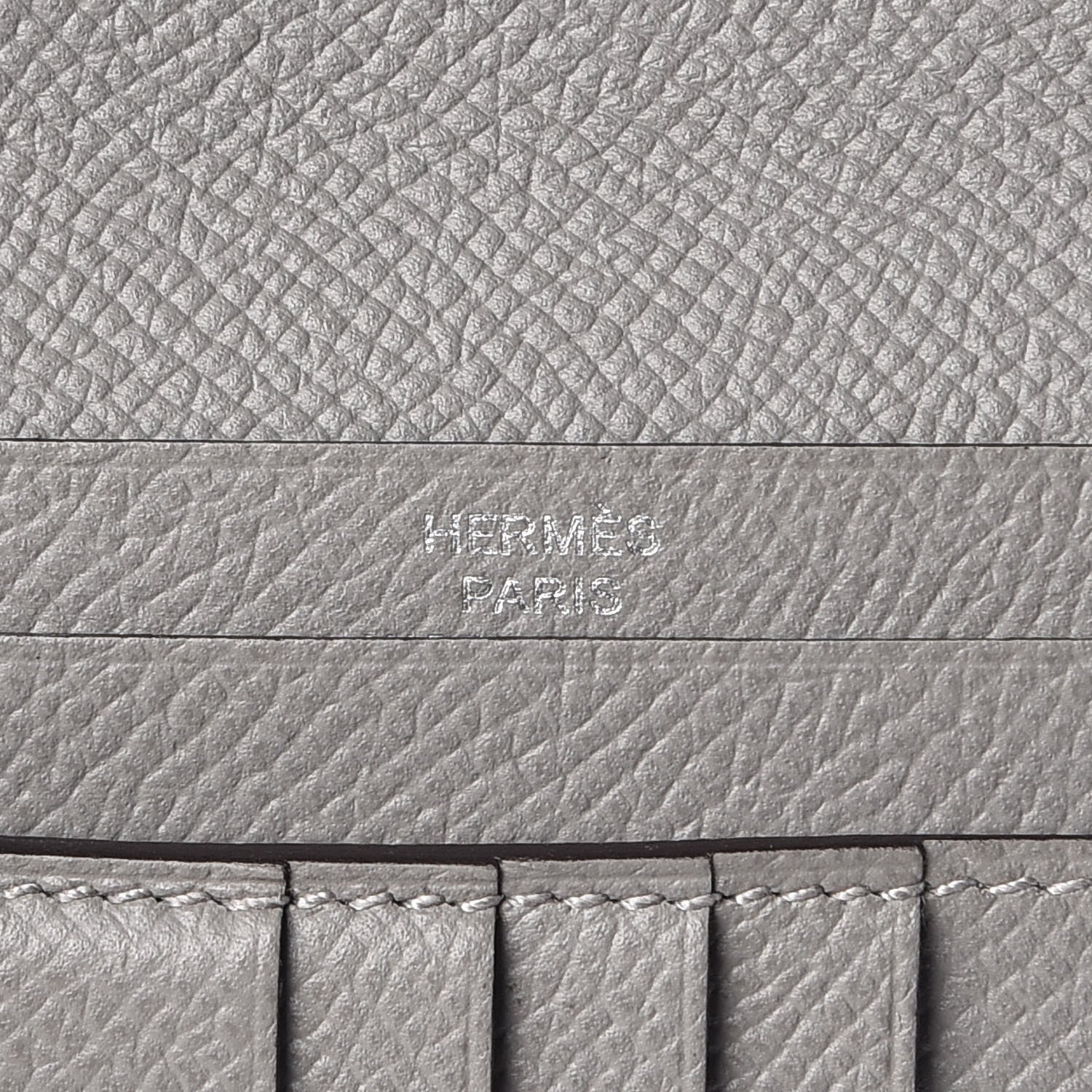 Hermes Epsom Bearn Compact Wallet Gris Mouette 5 of 8