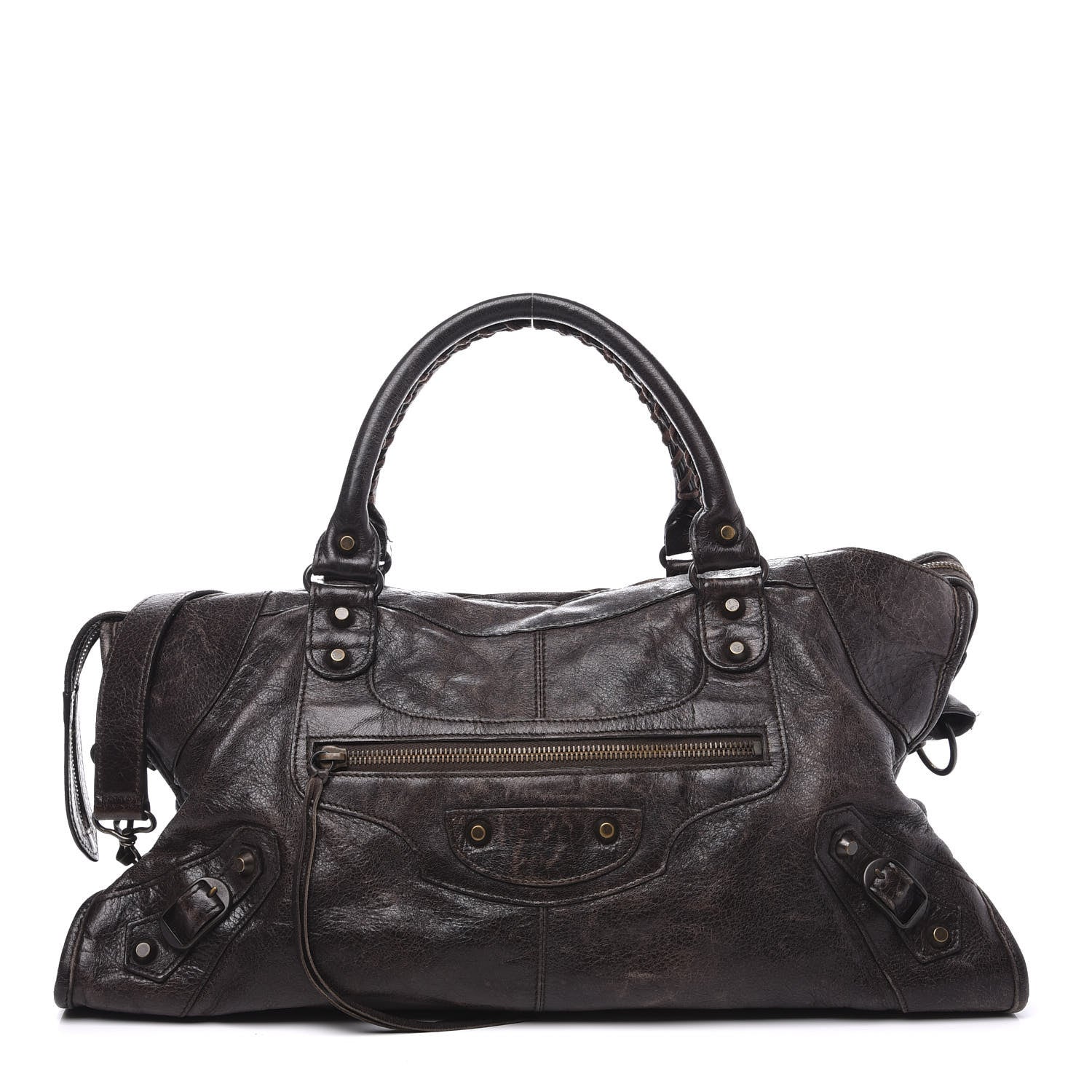 Balenciaga Agneau Classic Hardware Part Time Cigare Fonce 1 of 14