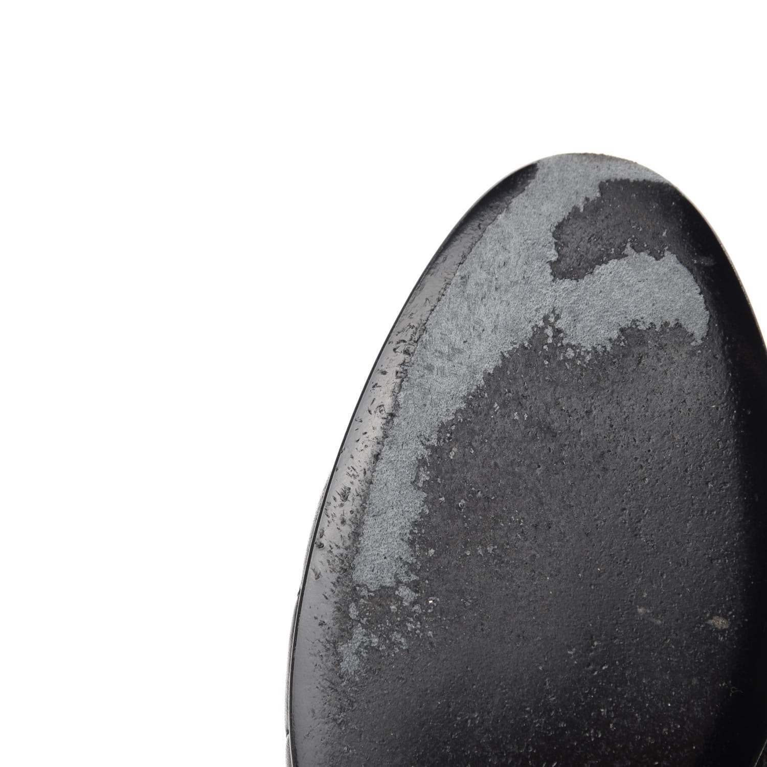 Chanel Aged Calfskin Quilted Cap Toe Ballerina Flats 37 Black 8 of 11